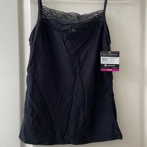 EXOFFICIO Give-N-Go Lacy Shelf Bra Cami, XS, Black, NWT